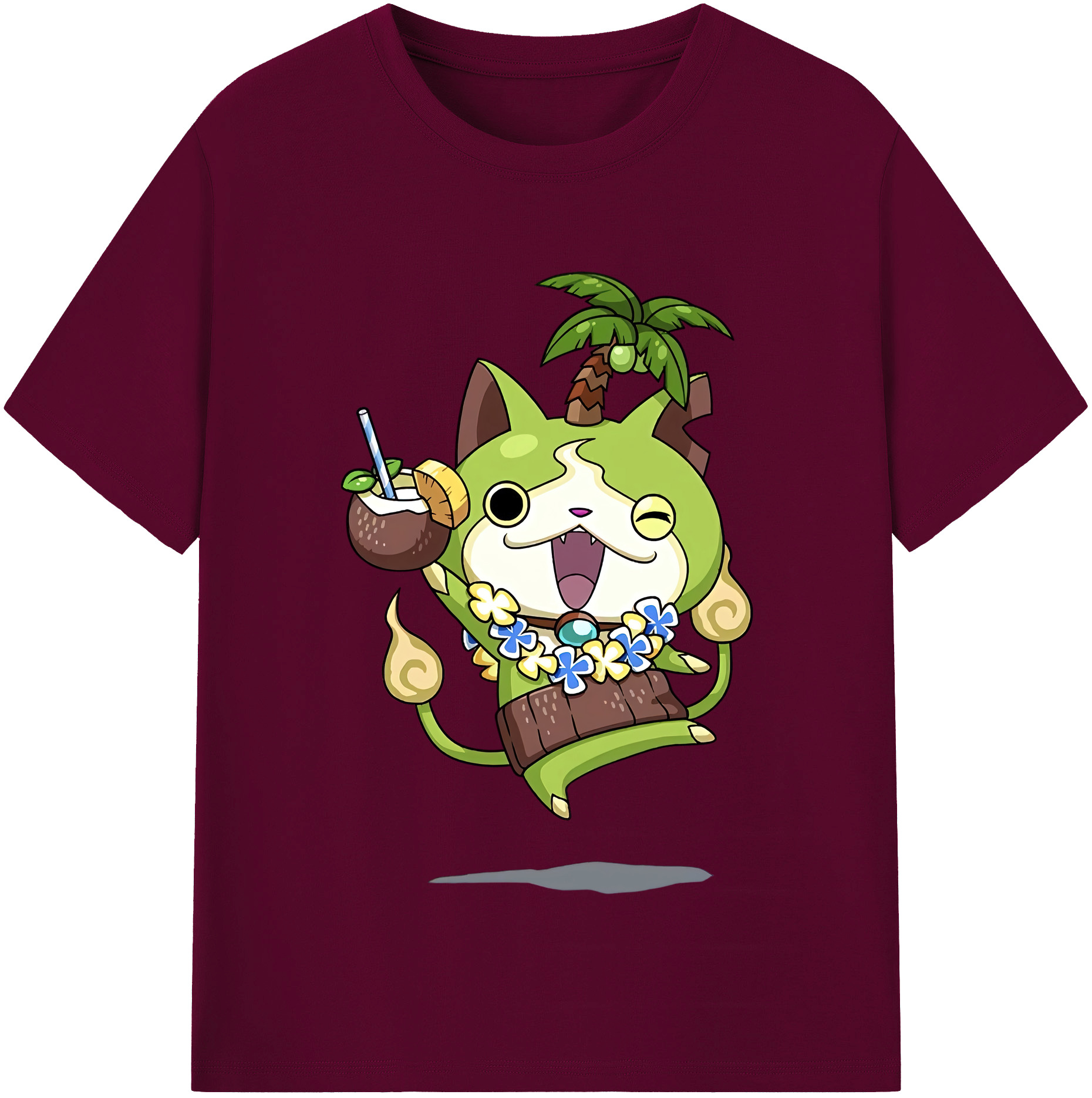 （画像用） 妖怪ウォッチ Yo-kai Watch レディースカジュアルプリントTシャツ（綿100％）